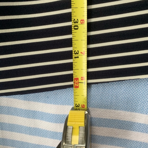 NWT AQUA Scuba Neoprene Striped Dress - Picture 7 of 16